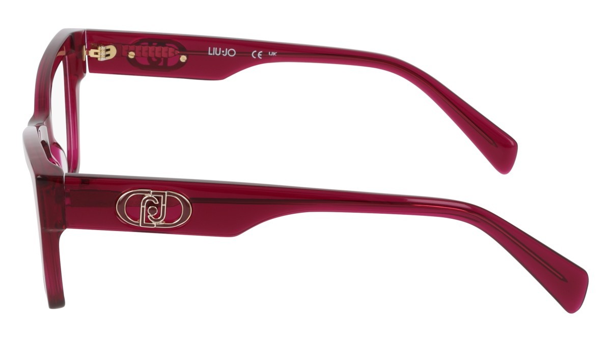 Occhiali da vista Liu Jo LJ2827 (624) colore cherry forma rettangolare lenti colore - 3