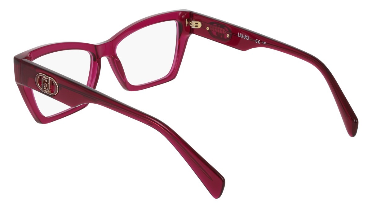 Occhiali da vista Liu Jo LJ2827 (624) colore cherry forma rettangolare lenti colore - 3
