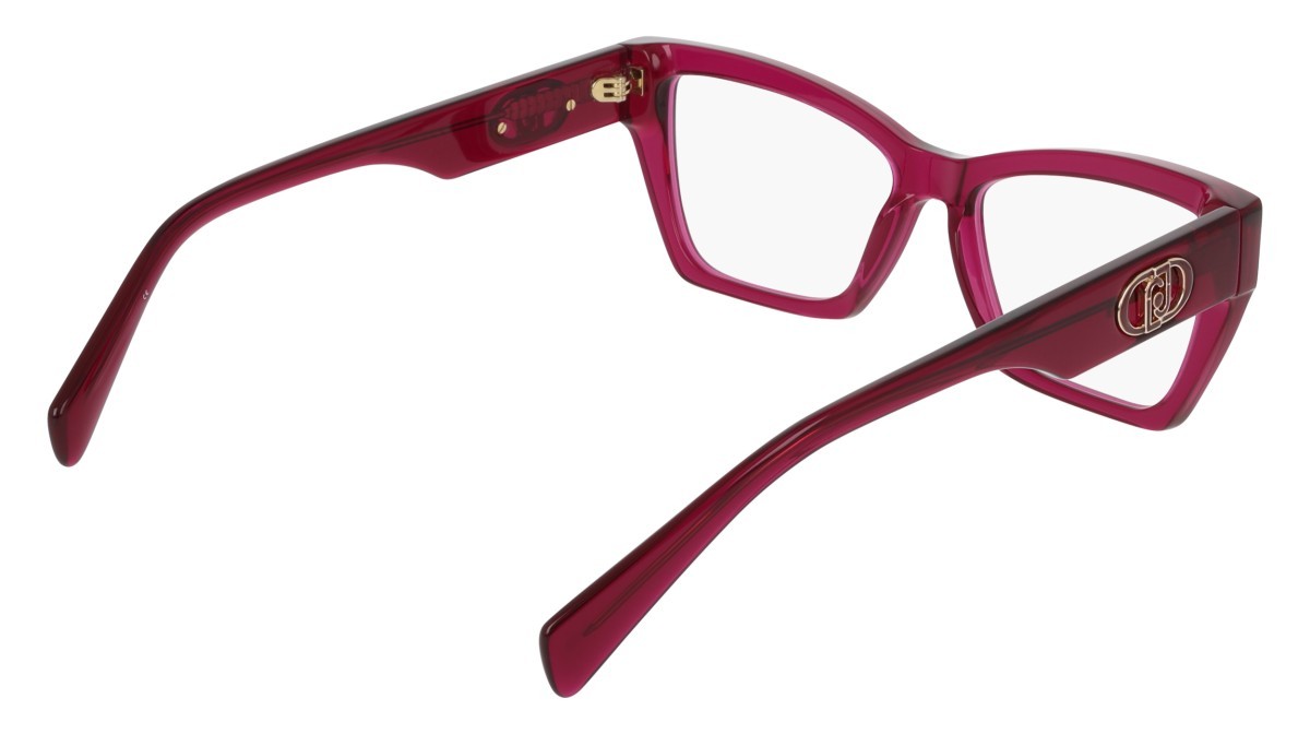 Occhiali da vista Liu Jo LJ2827 (624) colore cherry forma rettangolare lenti colore - 3