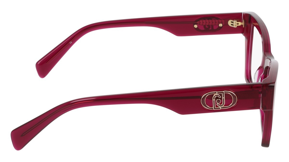 Occhiali da vista Liu Jo LJ2827 (624) colore cherry forma rettangolare lenti colore - 3