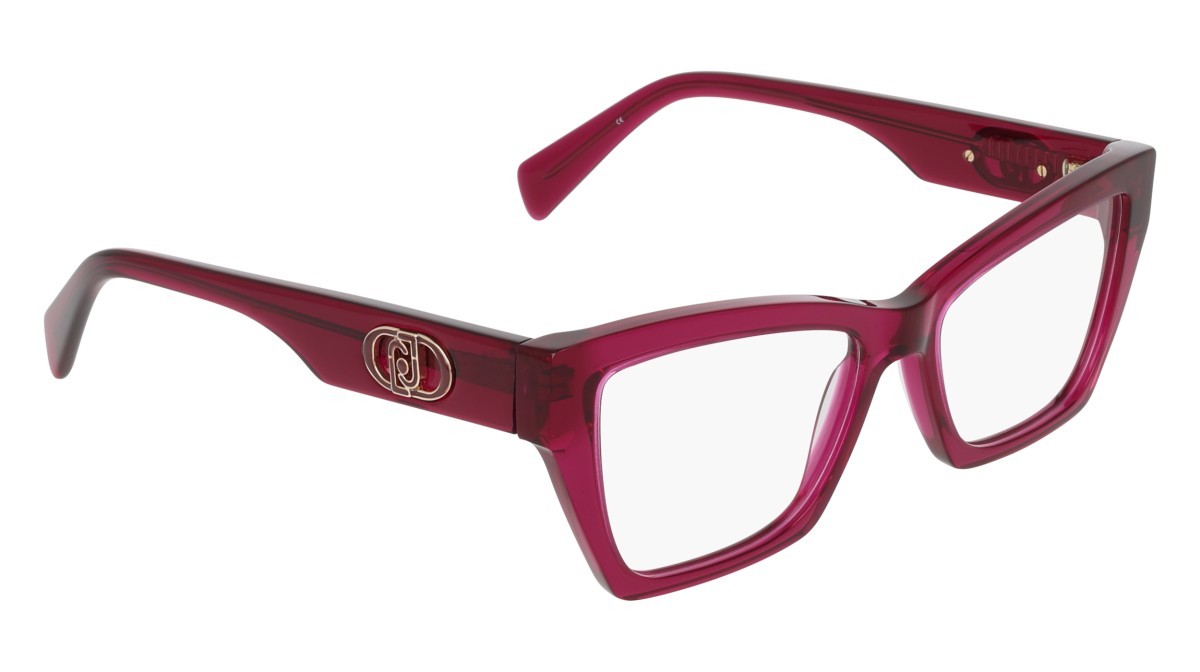 Occhiali da vista Liu Jo LJ2827 (624) colore cherry forma rettangolare lenti colore - 3