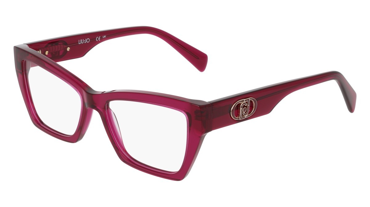 Occhiali da vista Liu Jo LJ2827 (624) colore cherry forma rettangolare lenti colore - 3
