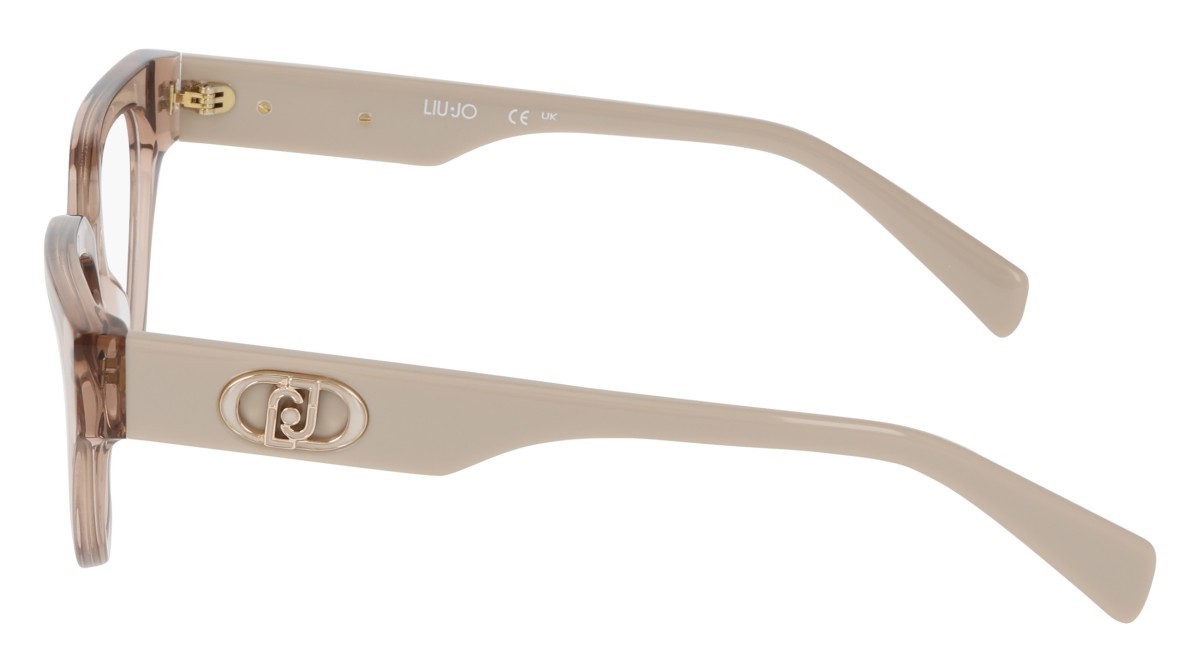 Occhiali da vista Liu Jo LJ2828 (278) colore sand forma cat eye lenti colore - 4