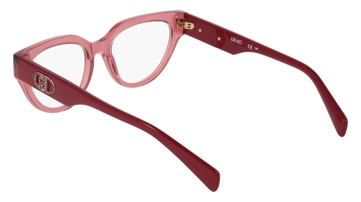Occhiali da vista Liu Jo LJ2828 (614) colore antique rose forma cat eye lenti colore - 3