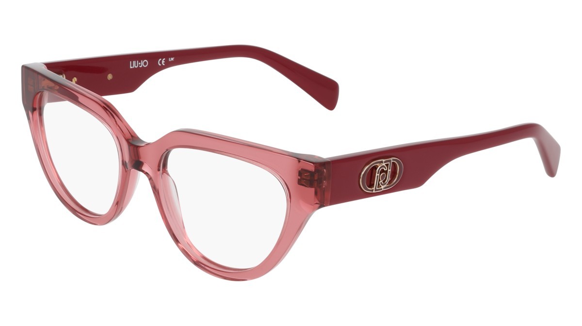 Occhiali da vista Liu Jo LJ2828 (614) colore antique rose forma cat eye lenti colore - 3