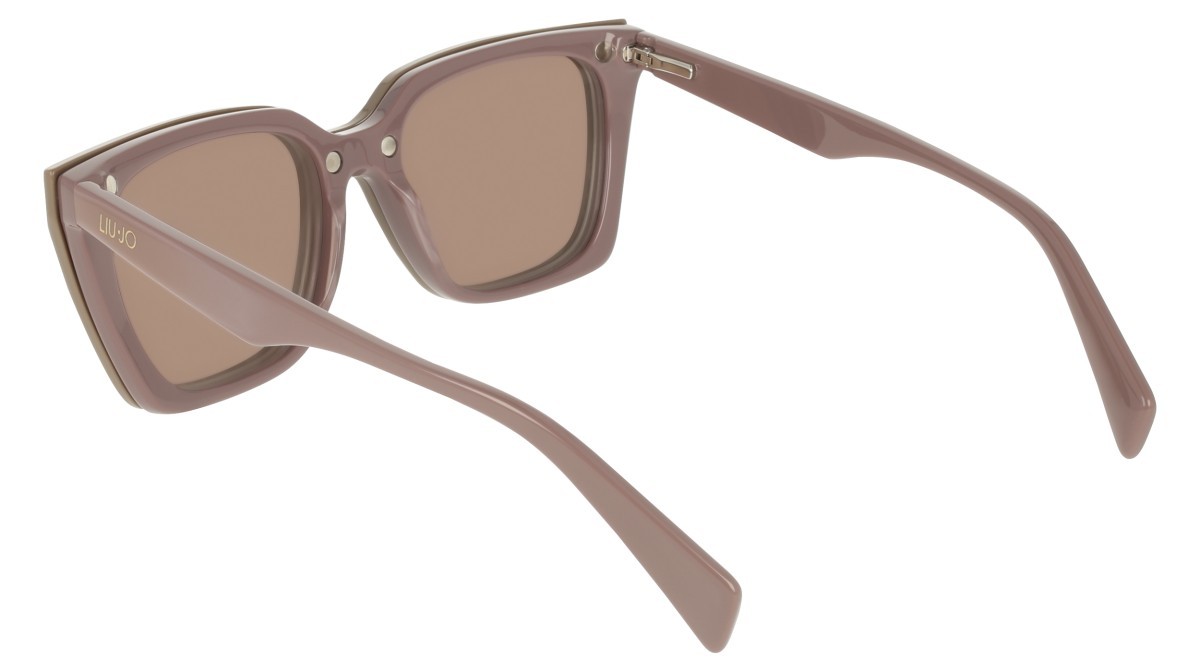 Occhiali da vista Liu Jo LJ2833MAG-SET (204) colore taupe forma rettangolare lenti solid mauve