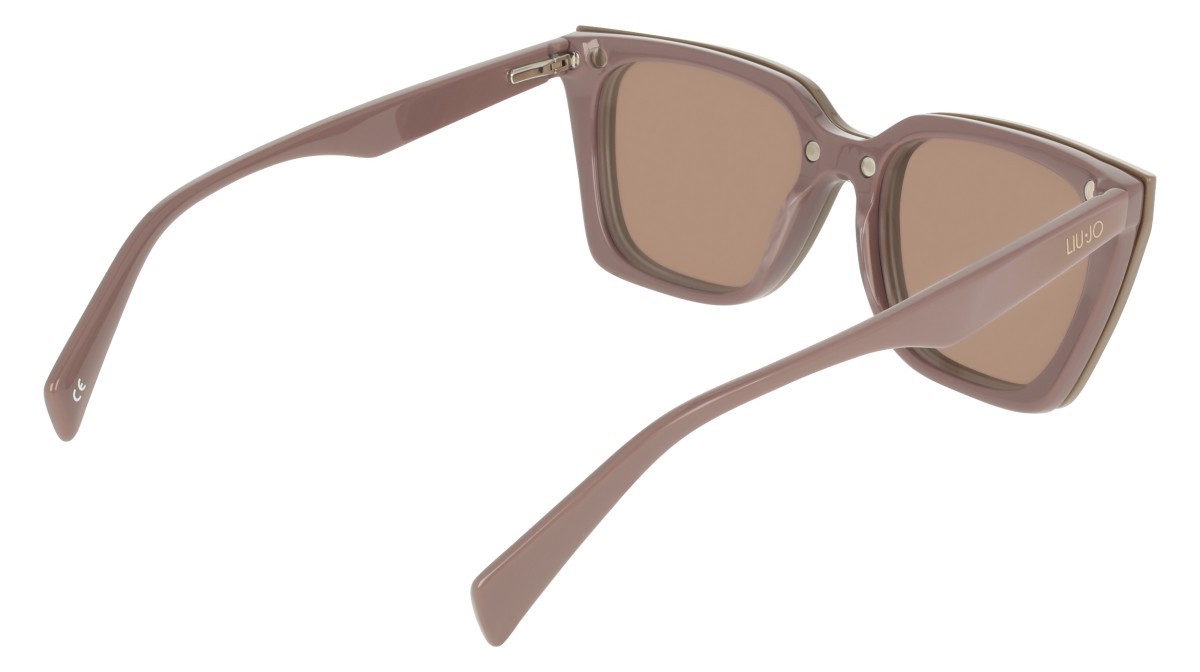 Occhiali da vista Liu Jo LJ2833MAG-SET (204) colore taupe forma rettangolare lenti solid mauve