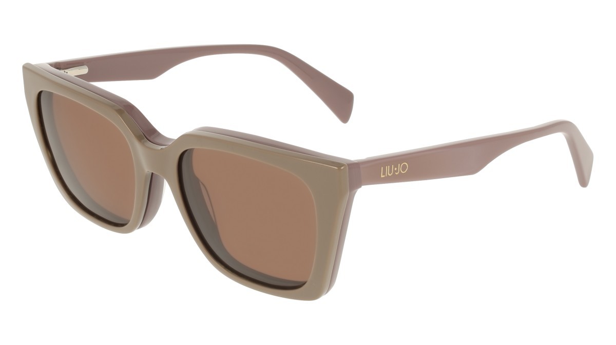 Occhiali da vista Liu Jo LJ2833MAG-SET (204) colore taupe forma rettangolare lenti solid mauve