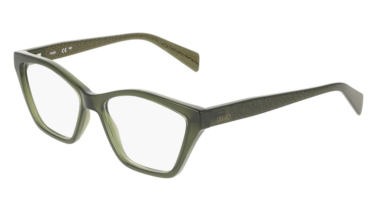 Occhiali da vista Liu Jo LJ2836 (310) colore olive green forma farfalla 