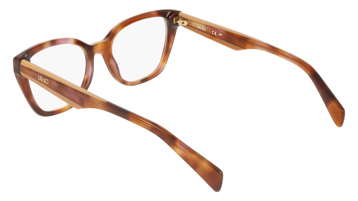 Occhiali da vista Liu Jo LJ2838 (232) colore blonde tortoise forma cat eye 