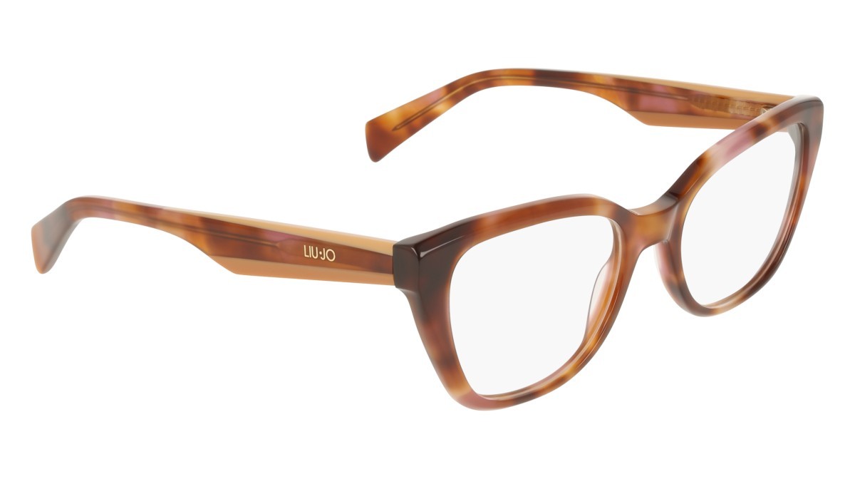 Occhiali da vista Liu Jo LJ2838 (232) colore blonde tortoise forma cat eye 