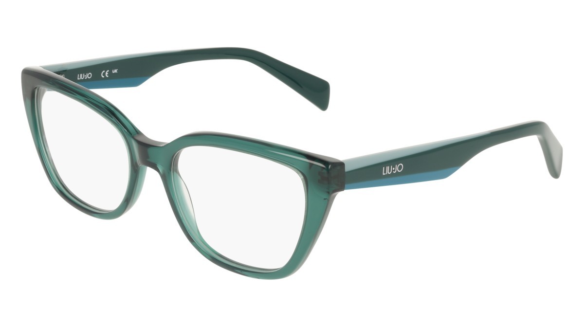 Occhiali da vista Liu Jo LJ2838 (302) colore dark green forma cat eye 