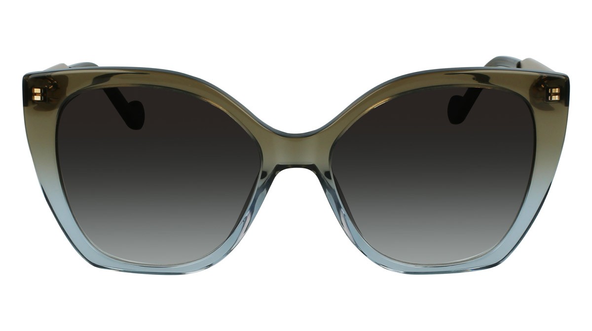 Sonnenbrillen Liu Jo LJ752S (320) farbe khaki / azure form rechteckig 
