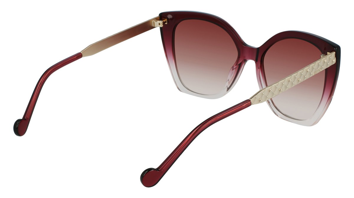 Occhiali da sole Liu Jo LJ752S (618) colore burgundy / crystal forma rettangolare 