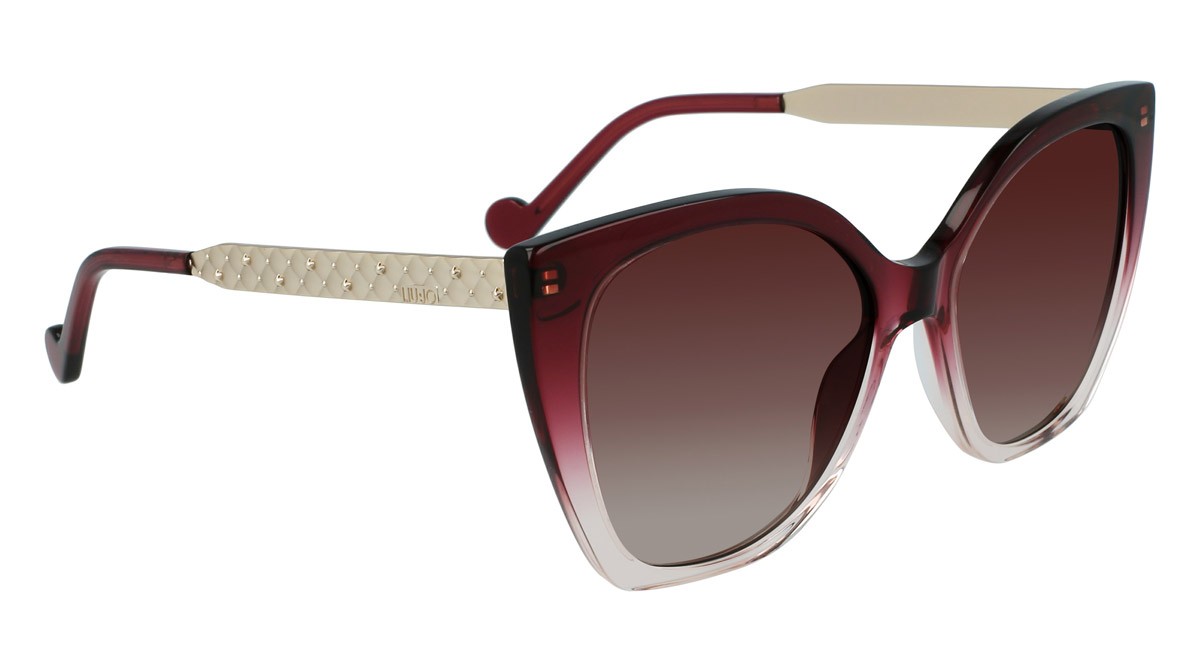 Occhiali da sole Liu Jo LJ752S (618) colore burgundy / crystal forma rettangolare 