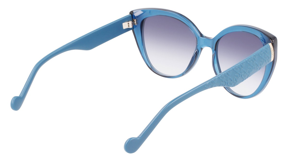 Sonnenbrillen Liu Jo LJ758S (400) farbe blue form cat-eye 