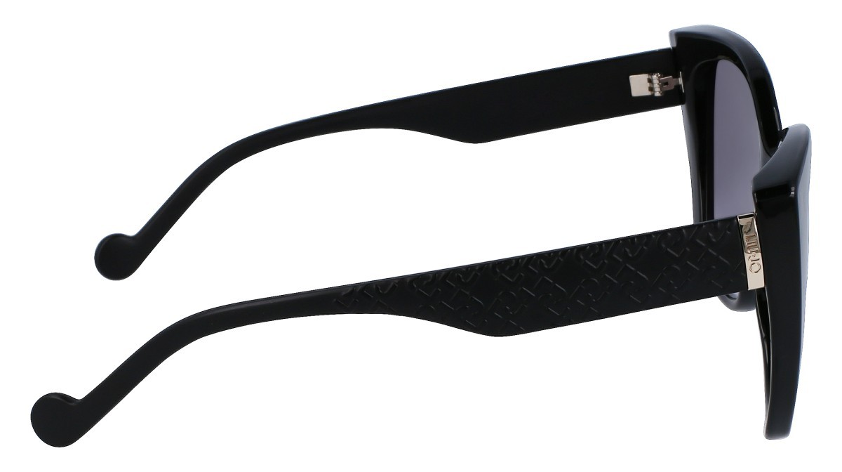 Sonnenbrillen Liu Jo LJ766S (001) farbe black form schmetterling gläser gradient grey