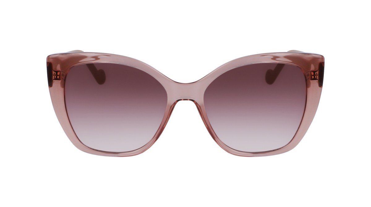 Sonnenbrillen Liu Jo LJ766S (272) farbe nude form schmetterling gläser gradient brown/rose