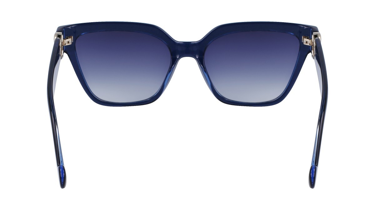 Sonnenbrillen Liu Jo LJ768SR (436) farbe blue/azure form schmetterling gläser gradient blue