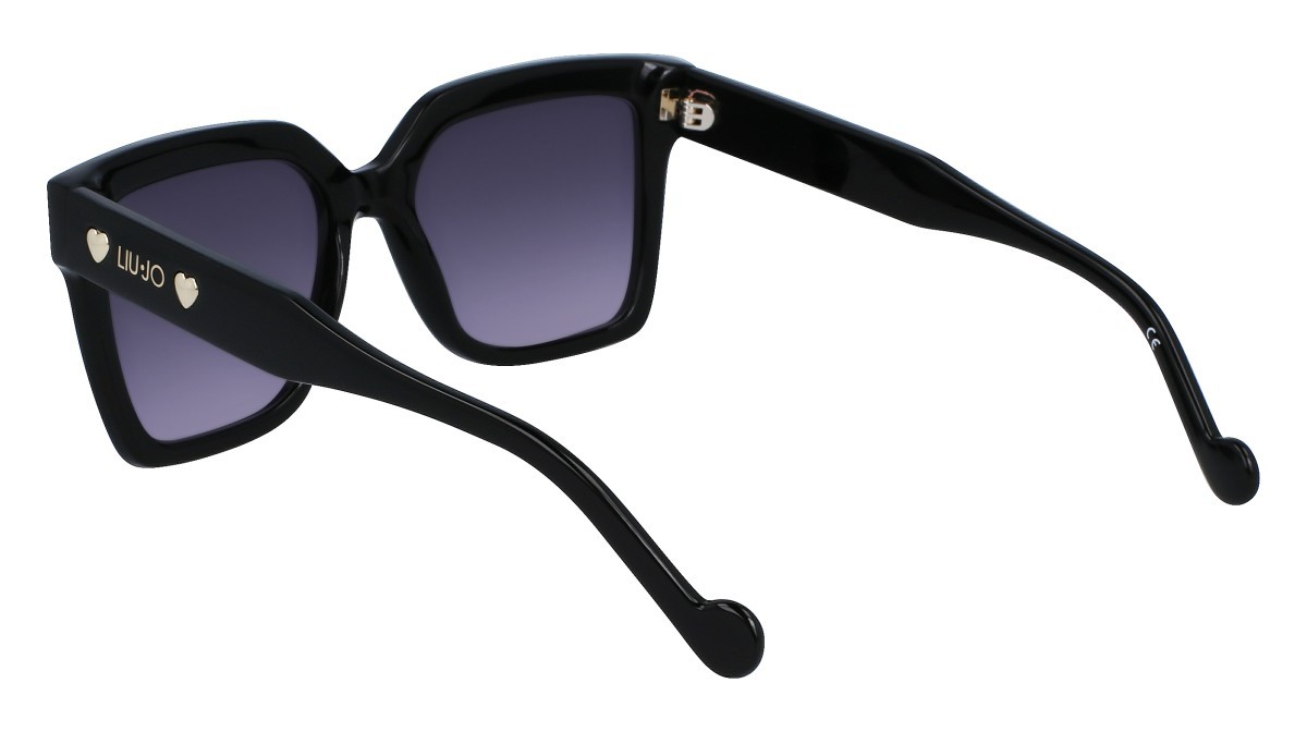 Occhiali da sole Liu Jo LJ771S (001) colore black forma rettangolare lenti black gradient