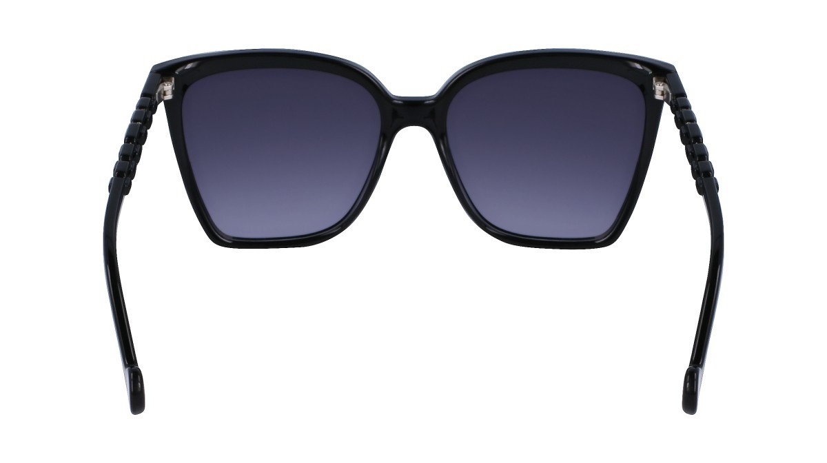 Sonnenbrillen Liu Jo LJ773S (001) farbe black form rechteckig gläser gradient dark navy