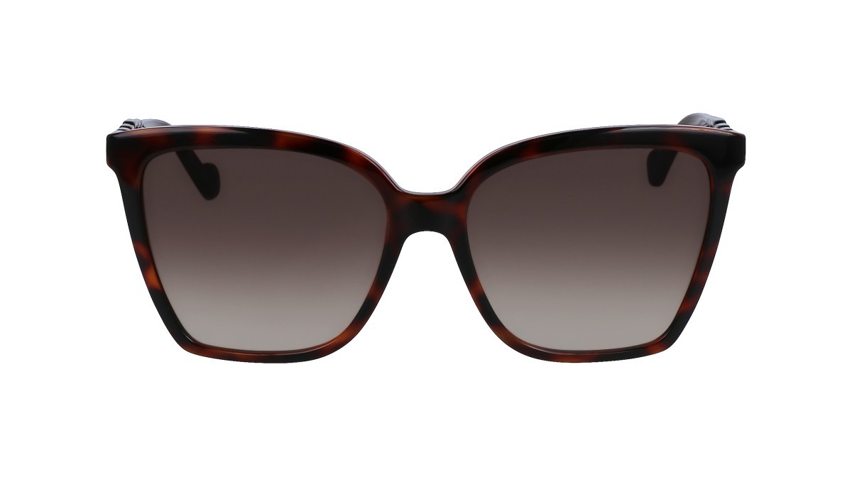 Sonnenbrillen Liu Jo LJ773S (240) farbe tortoise form rechteckig gläser gradient kaki