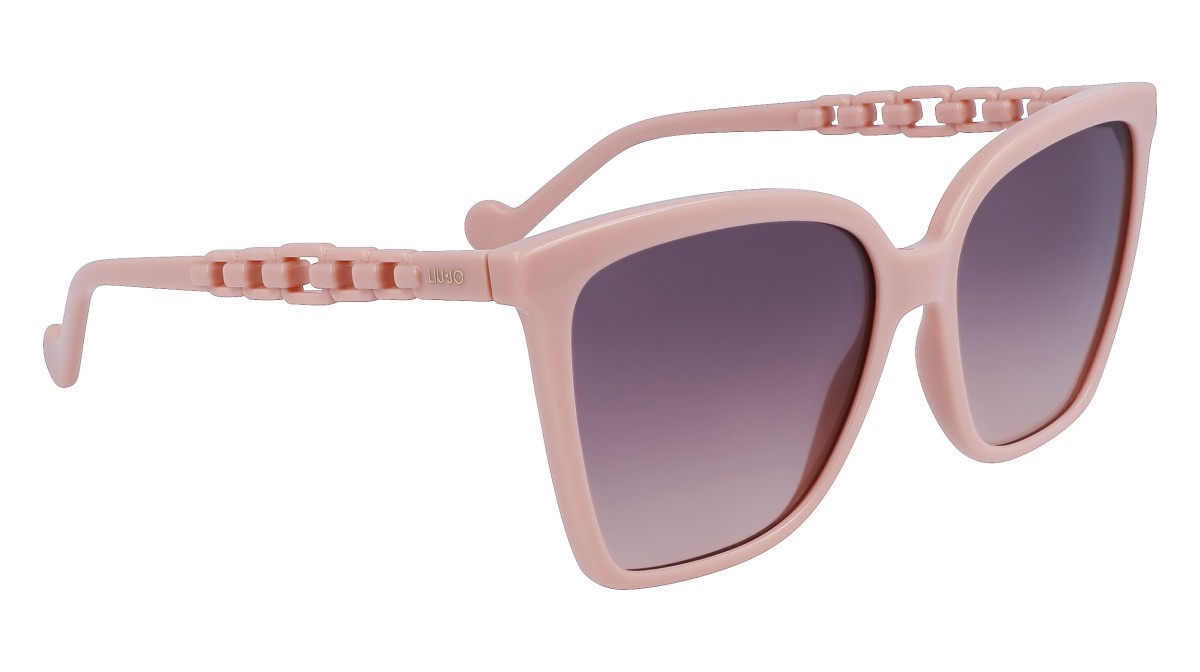 Sonnenbrillen Liu Jo LJ773S (272) farbe nude form rechteckig gläser grad brown/rose