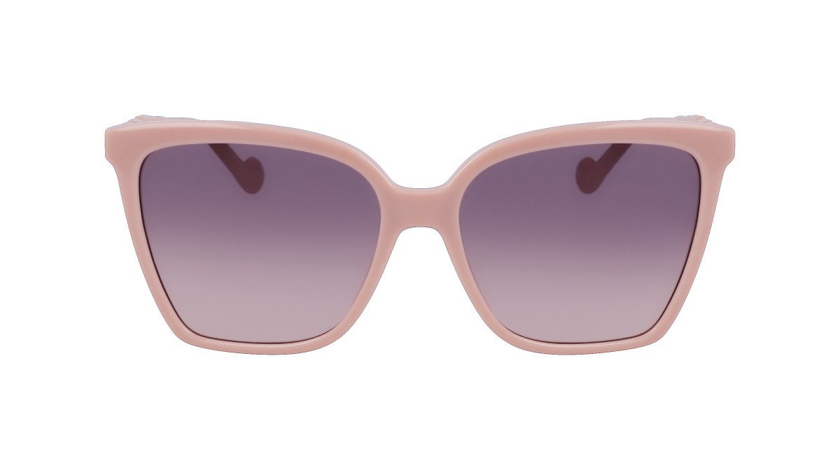 Sonnenbrillen Liu Jo LJ773S (272) farbe nude form rechteckig gläser grad brown/rose