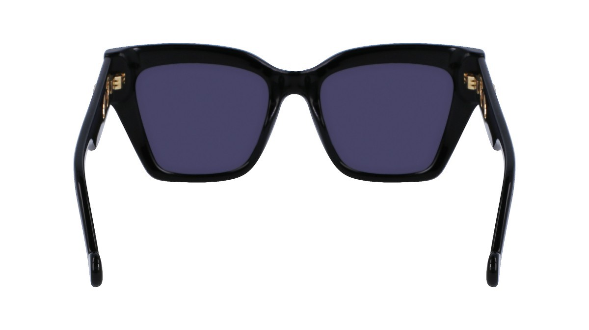 Occhiali da sole Liu Jo LJ777S (001) colore black forma rettangolare lenti solid grey