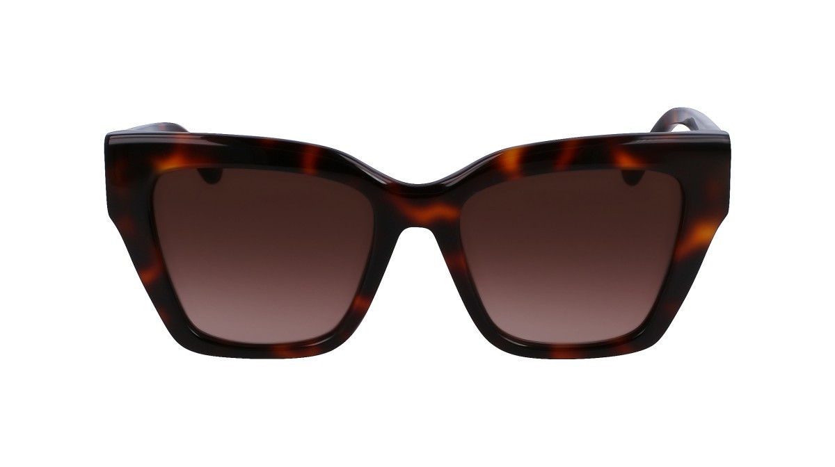Occhiali da sole Liu Jo LJ777S (240) colore tortoise forma rettangolare lenti gradient brown