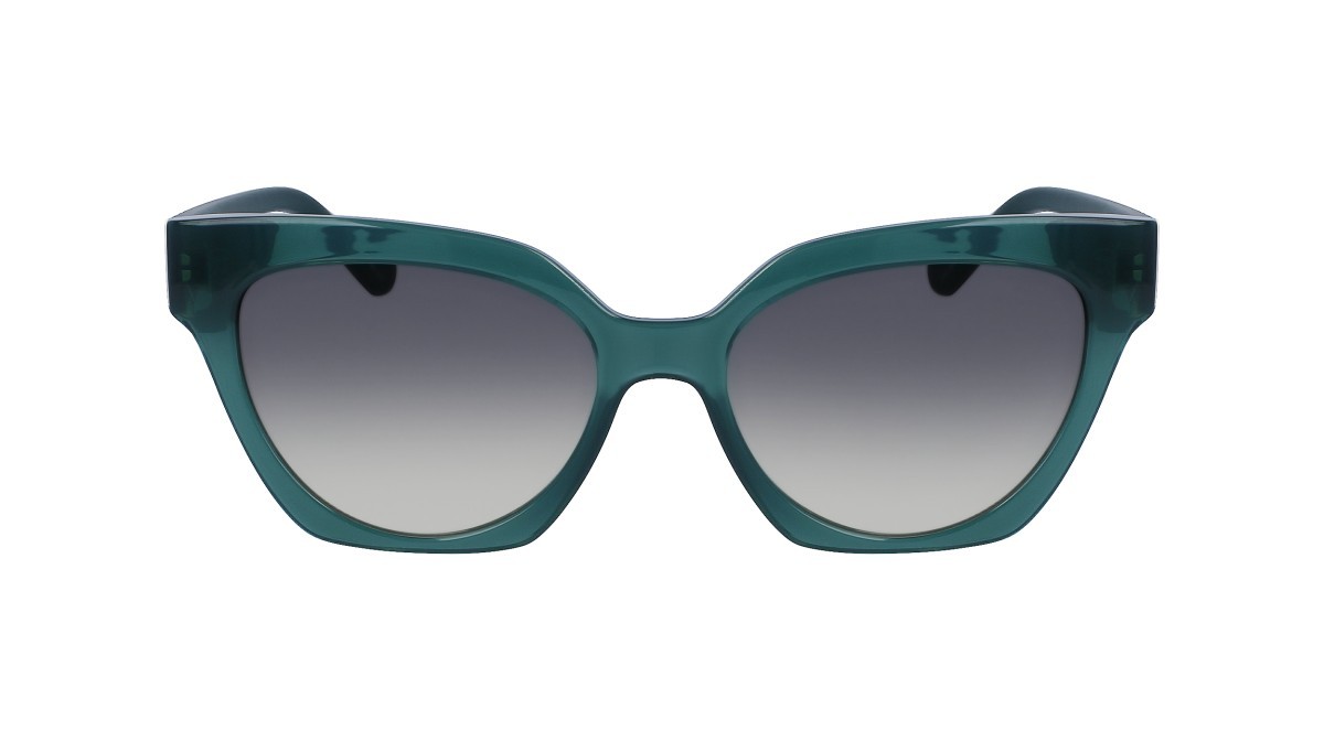 Occhiali da sole Liu Jo LJ778S (315) colore seafoam forma pantos lenti gradient green sand