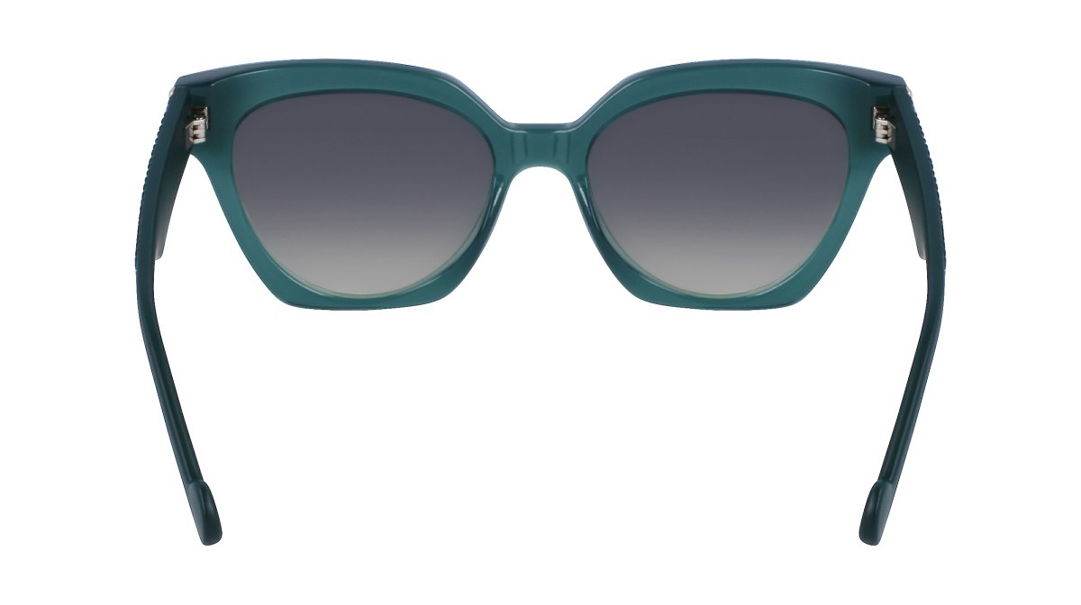 Occhiali da sole Liu Jo LJ778S (315) colore seafoam forma pantos lenti gradient green sand