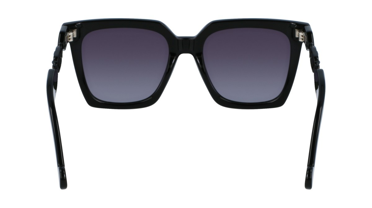 Occhiali da sole Liu Jo LJ779S (001) colore black forma rettangolare lenti gradient grey