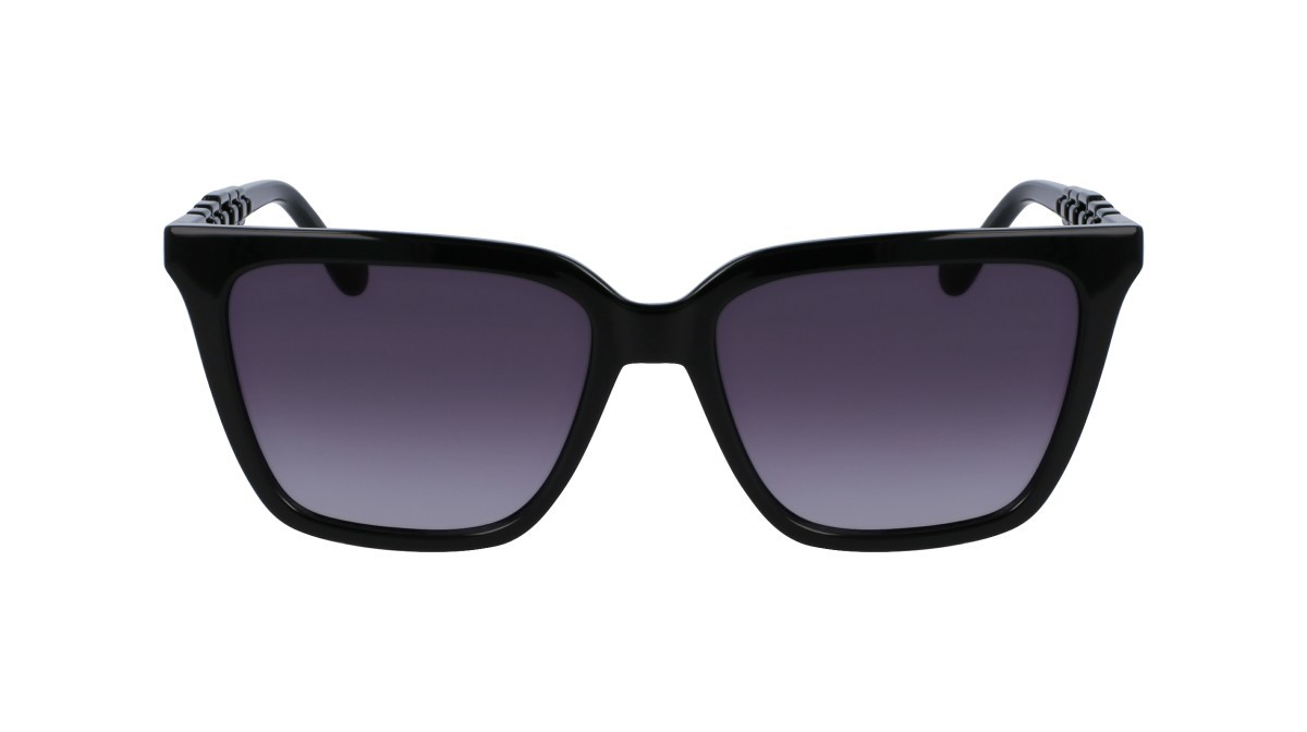 Sonnenbrillen Liu Jo LJ780S (001) farbe black form rechteckig gläser gradient grey