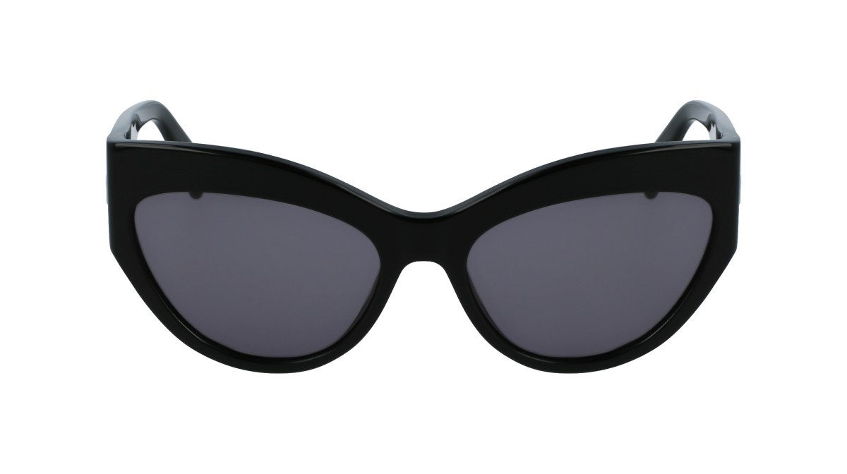 Sonnenbrillen Liu Jo LJ787S (001) farbe black form cat-eye gläser solid smoke