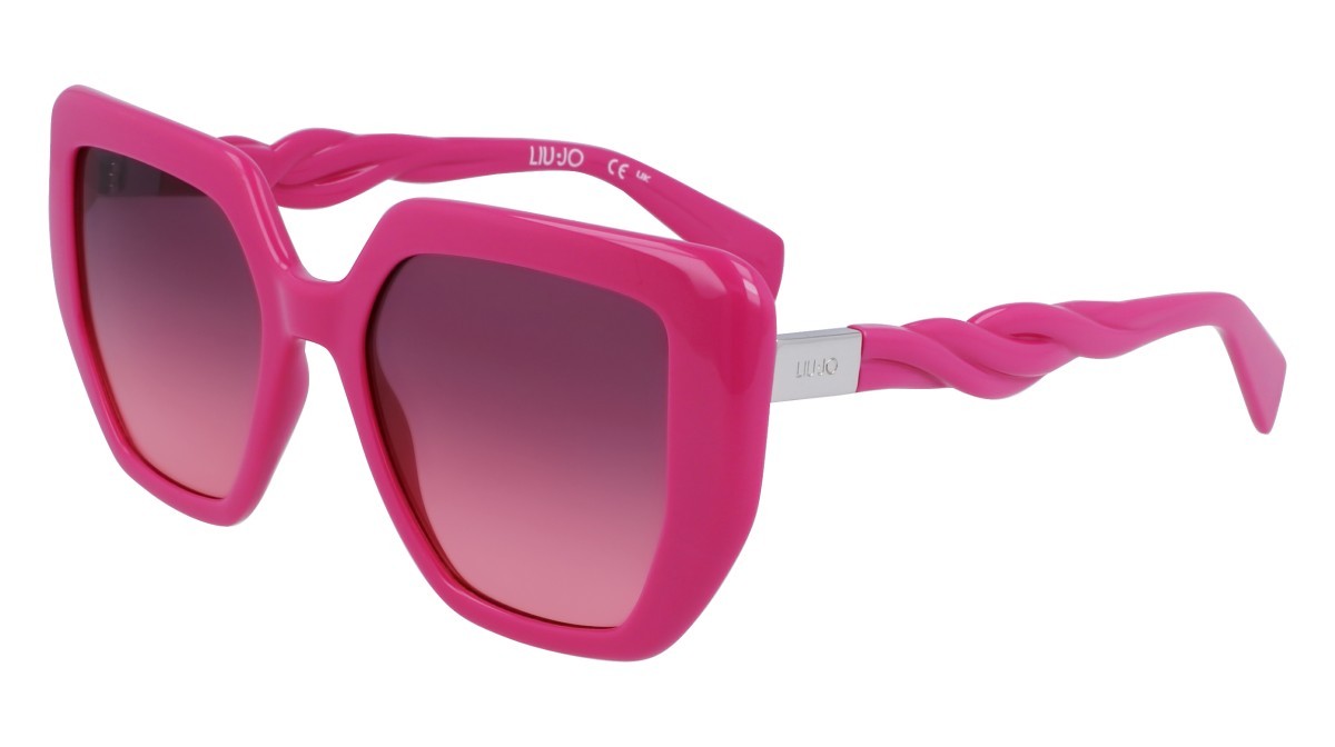 Occhiali da sole Liu Jo LJ788S (525) colore fuchsia forma rettangolare 