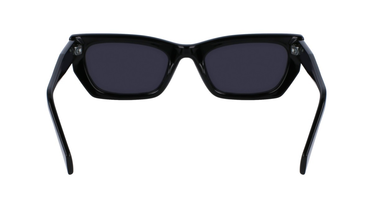 Sonnenbrillen Liu Jo LJ790S (001) farbe black form cat-eye gläser solid grey