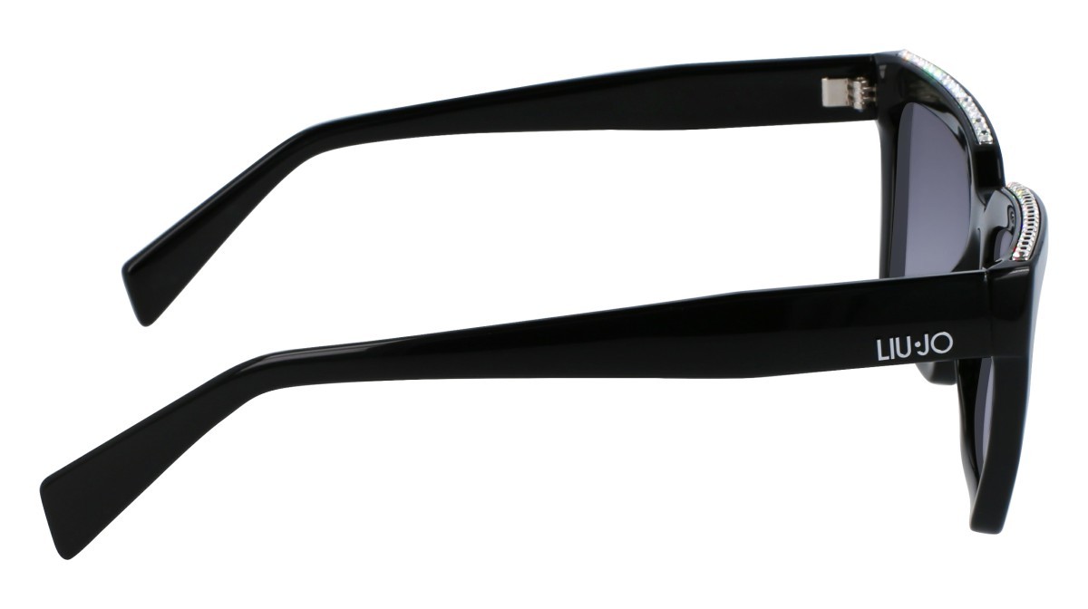 Sonnenbrillen Liu Jo LJ793SR (001) farbe black form rechteckig gläser gradient grey