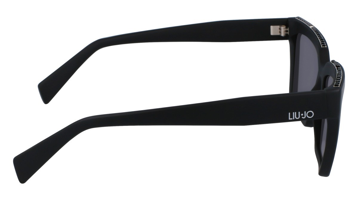 Occhiali da sole Liu Jo LJ793SR (002) colore matte black forma rettangolare lenti solid grey