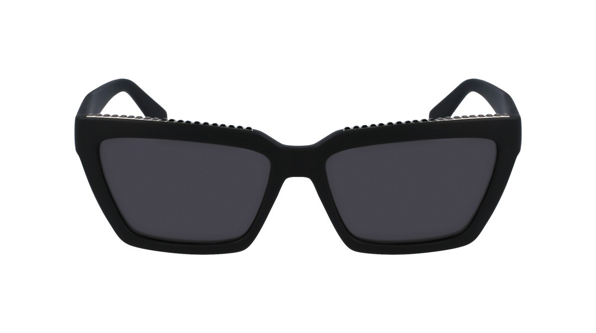 Occhiali da sole Liu Jo LJ793SR (002) colore matte black forma rettangolare lenti solid grey