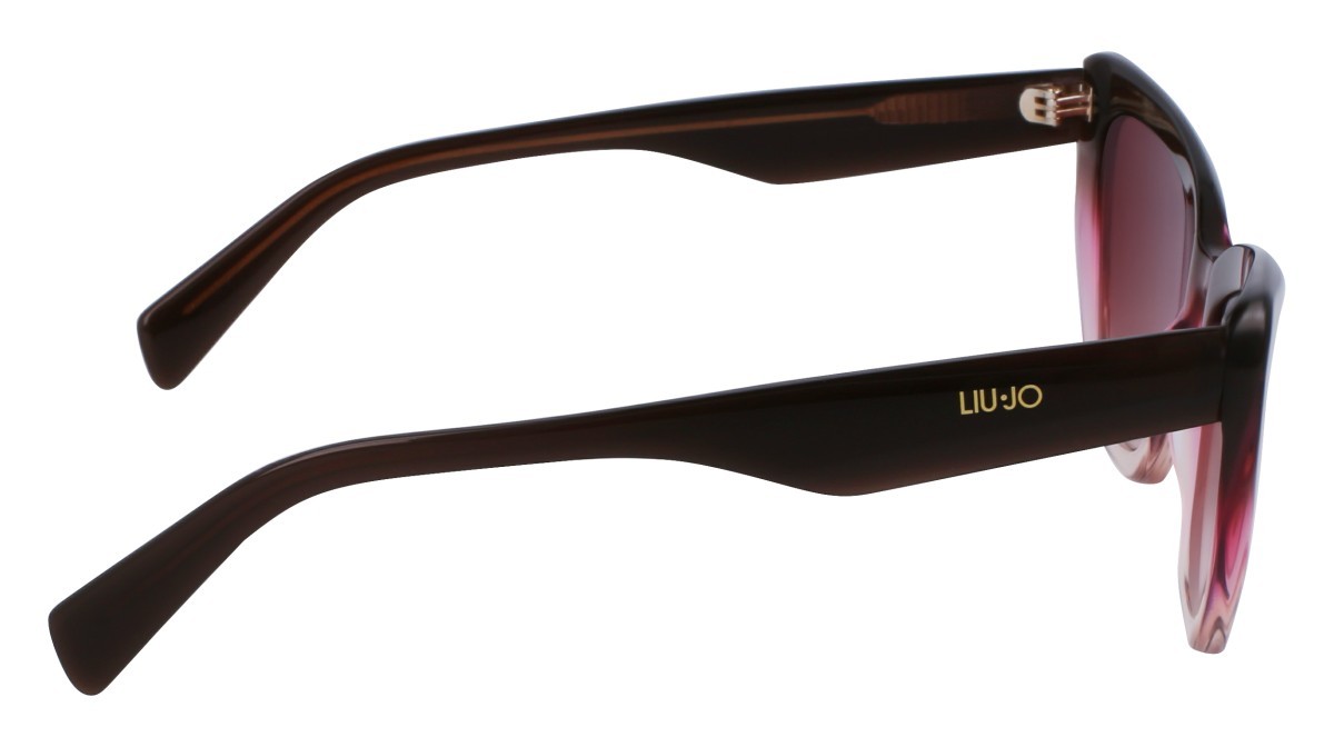 Sonnenbrillen Liu Jo LJ794S (207) farbe gradient brown/rose form cat-eye gläser gradient burgundy