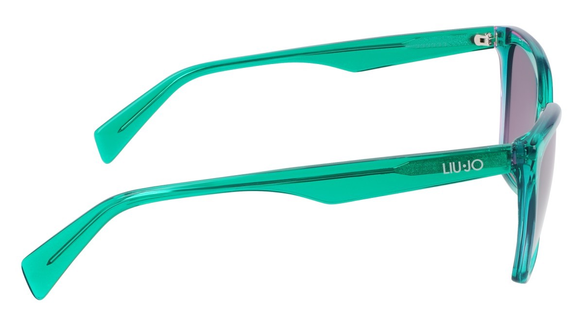 Sonnenbrillen Liu Jo LJ796S (336) farbe green/fuchsia form rechteckig gläser gradient violet pink
