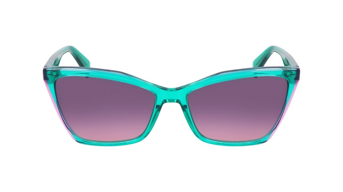 Sonnenbrillen Liu Jo LJ796S (336) farbe green/fuchsia form rechteckig gläser gradient violet pink