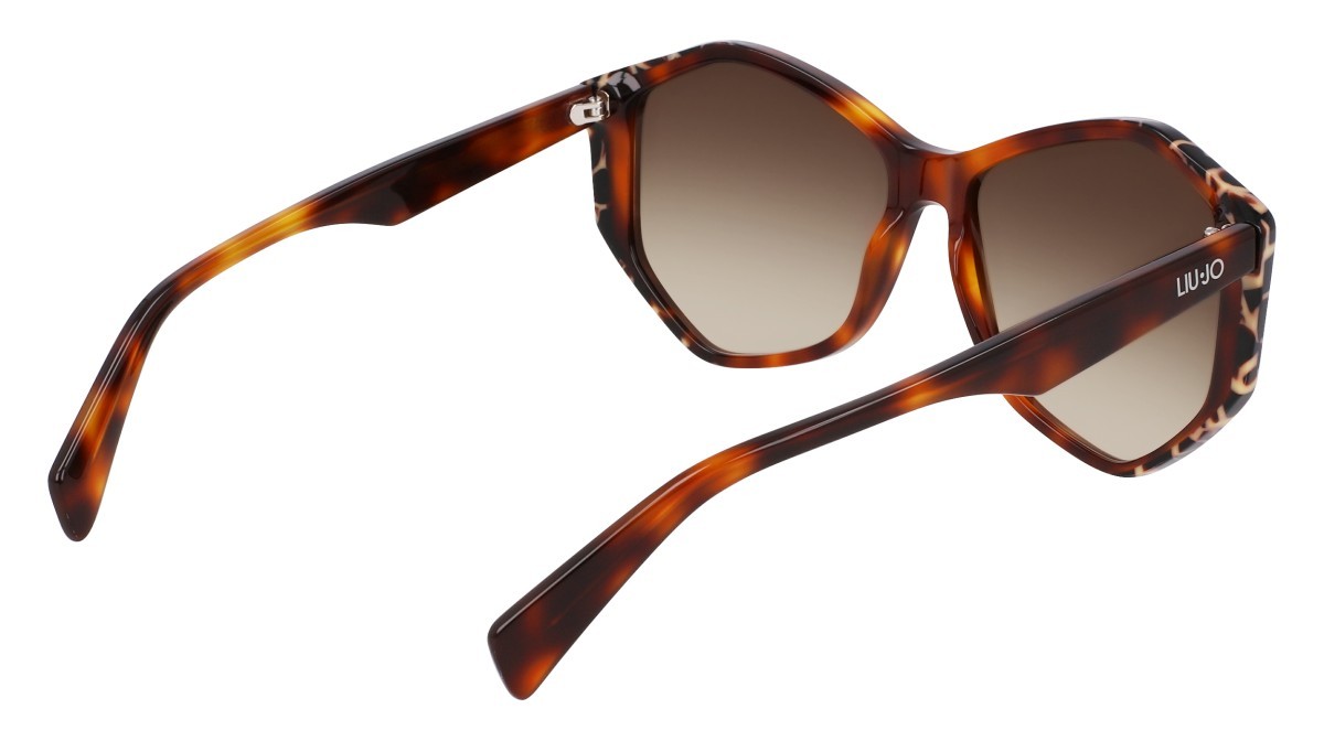 Sonnenbrillen Liu Jo LJ797S (245) farbe tortoise/marble black form rechteckig gläser gradient brown