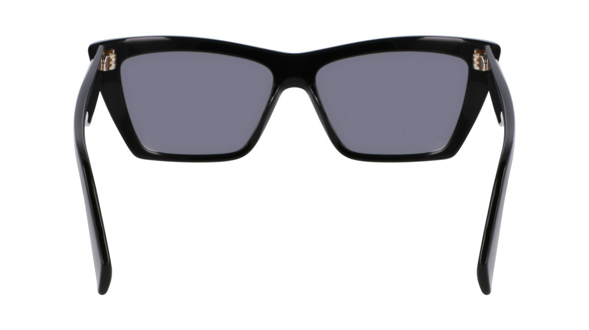 Occhiali da sole Liu Jo LJ802S (001) colore black forma rettangolare lenti grey solid