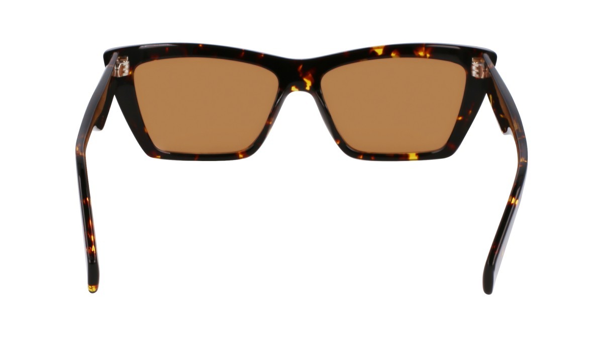 Occhiali da sole Liu Jo LJ802S (244) colore tokyo tortoise forma rettangolare lenti solid brown