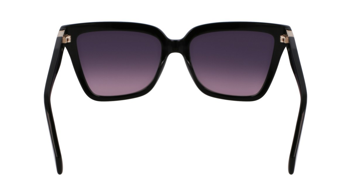 Occhiali da sole Liu Jo LJ803S (001) colore black forma rettangolare lenti gradient violet/rose