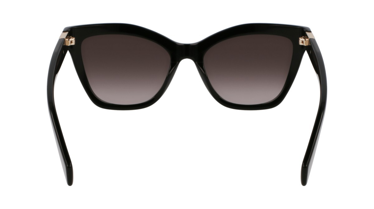 Occhiali da sole Liu Jo LJ804S (001) colore black forma rettangolare lenti gradient grey
