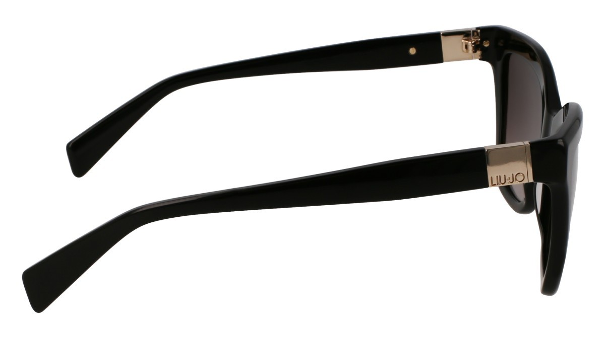 Occhiali da sole Liu Jo LJ804S (001) colore black forma rettangolare lenti gradient grey