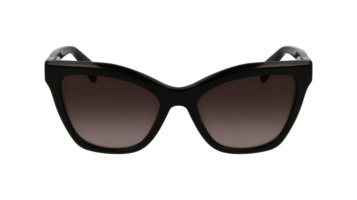 Occhiali da sole Liu Jo LJ804S (001) colore black forma rettangolare lenti gradient grey